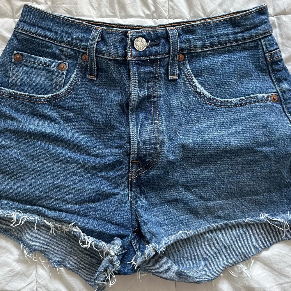 Levi’s 501 Original Dark Blue Jean Shorts